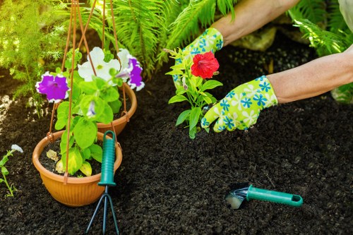 Safe use of gardening tools and protective equipment