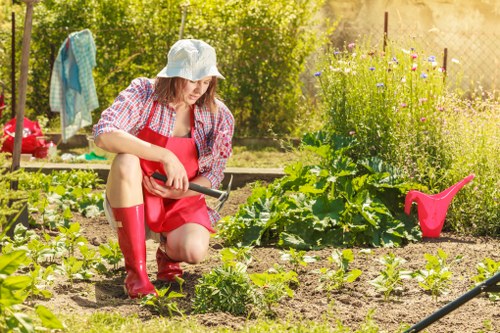 Reusable garden items prepared for charity partnership donation