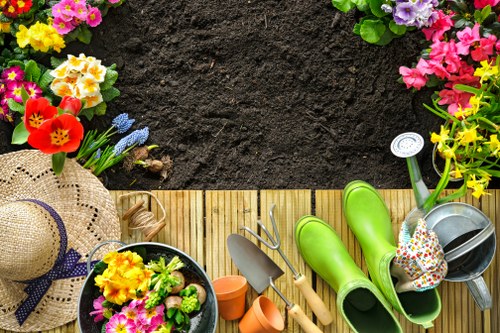 St Helier gardening services improving a healthy and tidy garden